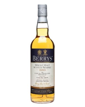 Caol Ila 1983 28年 Cask #4825 Berry Bros & Rudd