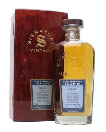 Caol Ila 1974 32年 Signatory Cask Strength Collection