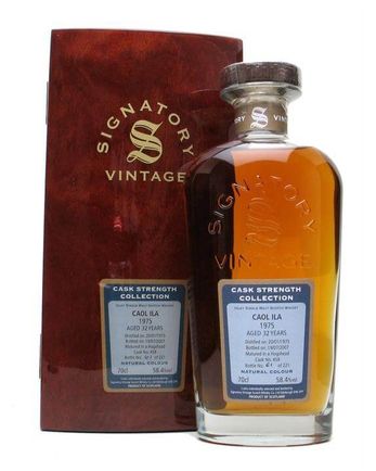 Caol ila 1975 32年 Signatory Cask Strength Collection