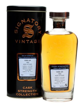 Caol Ila 1982 29年 Cask #6486 Signatory Cask Strength Collection