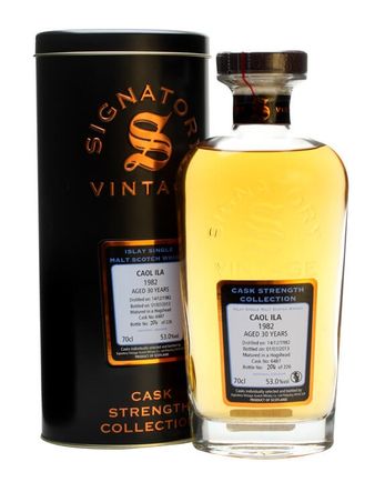 Caol Ila 1982 30年 Cask #6487 Signatory Cask Strength Collection