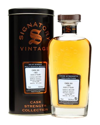 Caol Ila 1983 27年 Cask #5284 Signatory