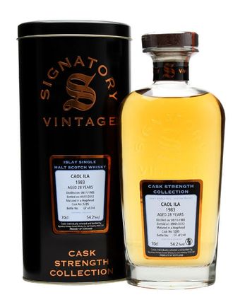 Caol Ila 1983 28年 Cask #5285 Signatory Cask Strength Collection