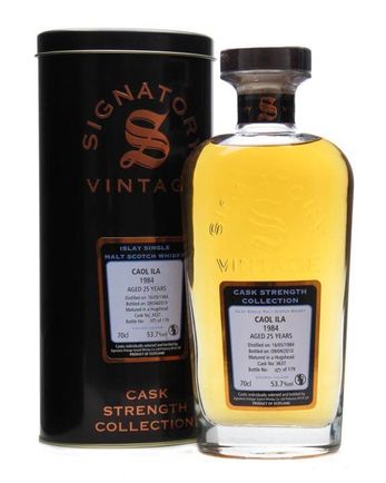 Caol Ila 1984 25年 Cask #3637 Signatory Cask Strength Collection