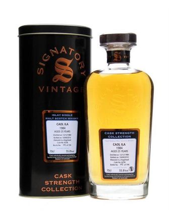 Caol Ila 1984 25年 Cask #6256 Signatory Cask Strength Collection
