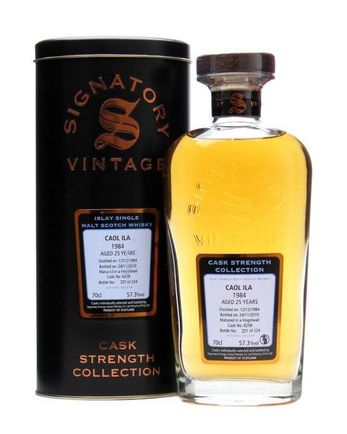 Caol Ila 1984 25年 Cask #6258 Signatory Cask Strength Collection