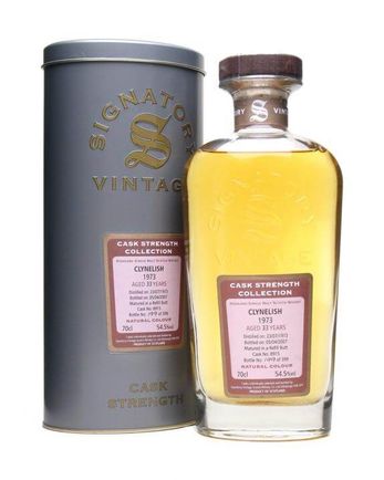 Clynelish 1973 33年 Signatory Cask Strength Collection Bottled 2007