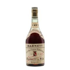 Barnett & Fils 1893 Cognac / Fine Champagne / Bottled 1960s