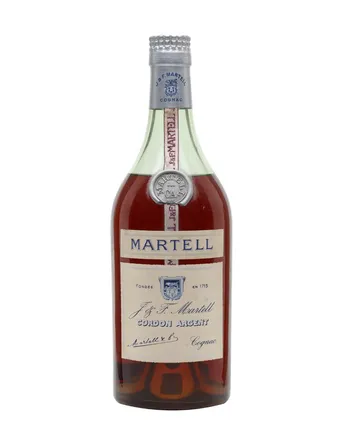 Martell Cordon Argent Cognac Bottled 1960s