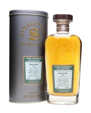 Dallas Dhu 1975 32年 Bourbon Cask Signatory Cask Strength Collection