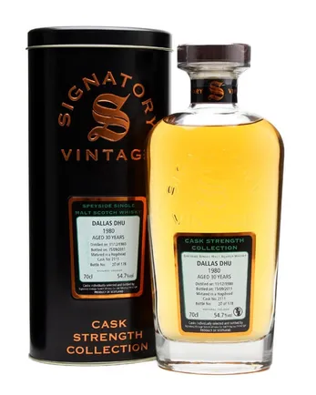 Dallas Dhu 1980 30年 Cask #2111 Signatory