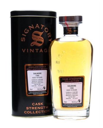 Dalmore 1990 19年 Sherry Butt #9421 Signatory Cask Strength Collection