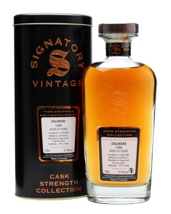 Dalmore 1990 21年 Cask #9423 Signatory Cask Strength Collection