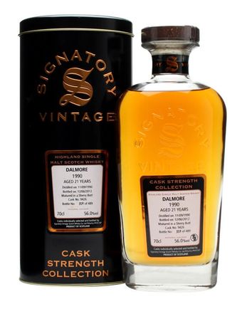 Dalmore 1990 21年 Sherry Butt #9426 Signatory Cask Strength Collection