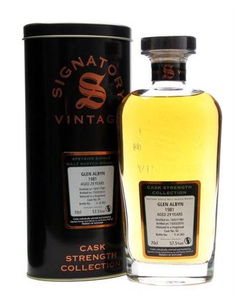 Glen Albyn 1981 29年 Cask #50 Signatory Cask Strength Collection