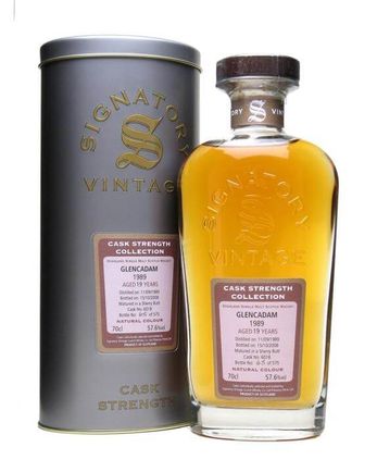 Glencadam 1989 19年 Sherry Cask #6018 Signatory Cask Strength Collection