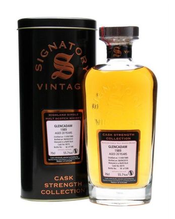 Glencadam 1989 20年 Cask #6019 Signatory Cask Strength Collection