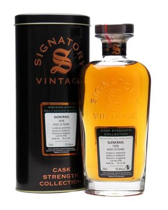 Glencraig 1976 33年 Cask #6782 Signatory Cask Strength Collection