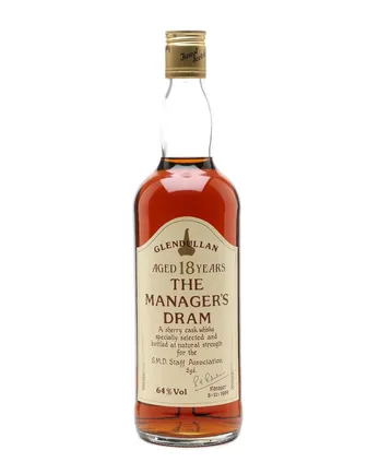 Glendullan 18年 Manager's Dram Sherry Cask