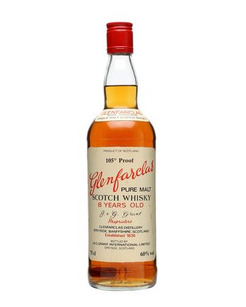 Glenfarclas 8年 105' White Label Bottled 1980s