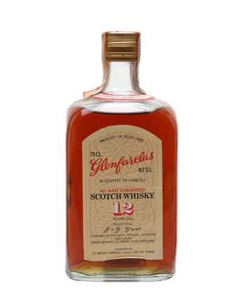 Glenfarclas 12年 Yellow Label Rectangular Bottle OB