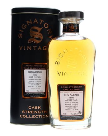 Glen Garioch 1990 20年 Cask #2750 Signatory Cask Strength Collection