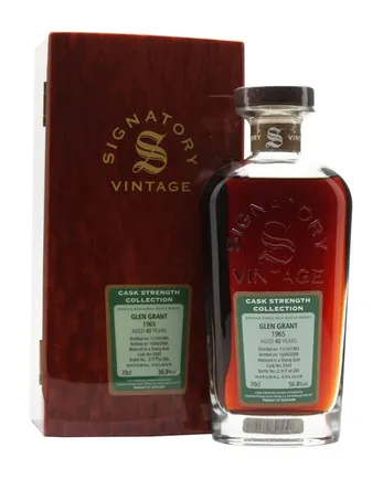 Glen Grant 1965 40年 Sherry Butt Signatory