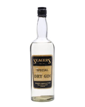 Seager's London Dry Gin Bottled 1950s