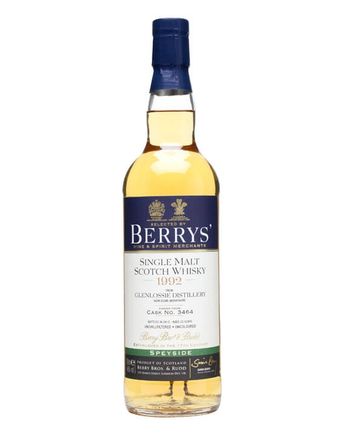 Glenlossie 1992 20年 Cask #3464 Berry Bros and Rudd