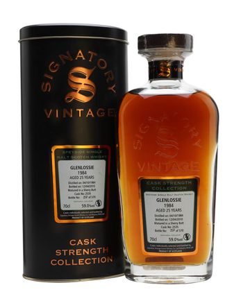 Glenlossie 1984 25年 Sherry Butt #2535 Signatory Cask Strength Collection