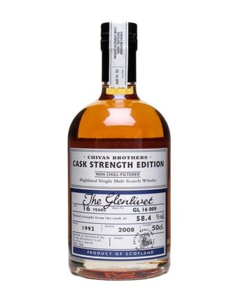 Glenlivet 1992 16年 Cask Strength Edition 58.4
