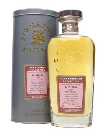 Glenlochy 1980 25年 Signatory Cask Strength Collection