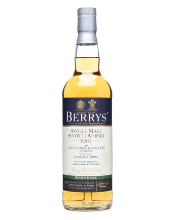 Glen Moray 1991 20年 Cask #5654 Berry Bros and Rudd