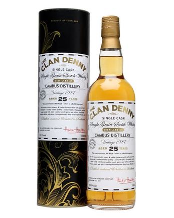 Cambus 1987 25年 Hogshead #9320 Clan Denny