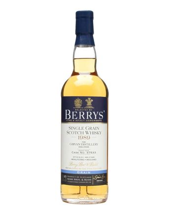 Girvan 1989 22年 Cask #37533 Berry Bros & Rudd