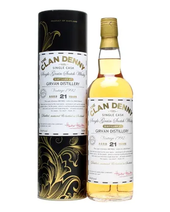 Girvan 1992 21年 Cask #HH9451 Clan Denny