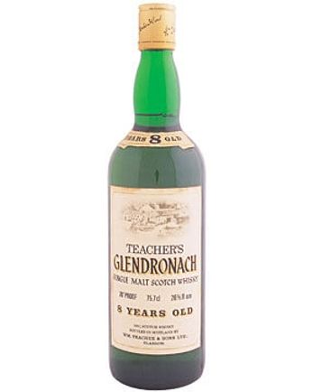 Glendronach 8年 Teacher's Bottled 1980's
