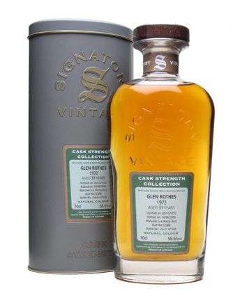 Glenrothes 1972 33年 Sherry Butt Signatory Cask Strength Collection