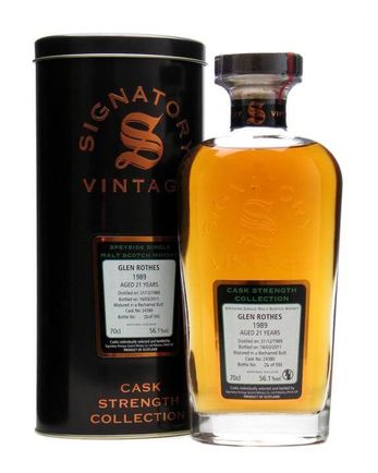 Glenrothes 1989 21年 Cask #24380 Signatory