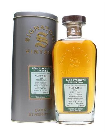 Glenrothes 1995 13年 Signatory Cask Strength Collection