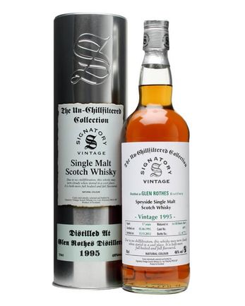 Glenrothes 1995 17年 Sherry Butt #6975 Signatory Un-chillfiltered Collection