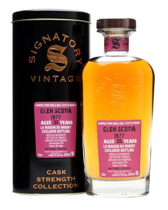 Glen Scotia 1977 35年 Cask #2750 Signatory Cask Strength Collection