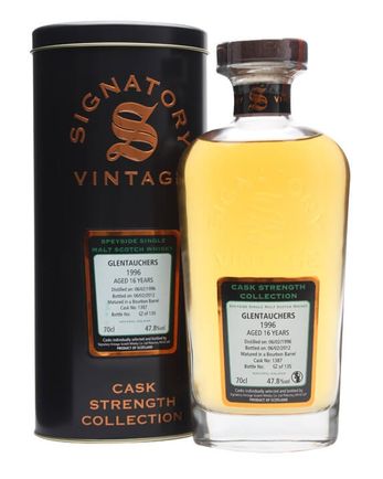 Glentauchers 1996 16年 Cask #1387 Signatory Cask Strength Collection