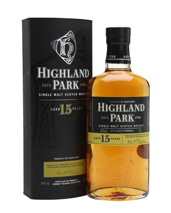 Highland Park 15年 Flat Bottle