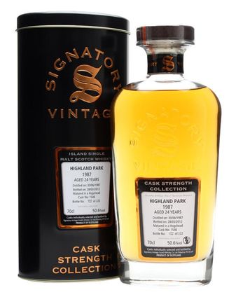 Highland Park 1987 24年 Cask #1546 Signatory Cask Strength Collection