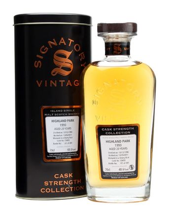 Highland Park 1990 20年 Cask #15693 Signatory Cask Strength Collection