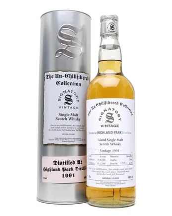 Highland Park 1991 16年 Un chillfiltered Signatory Un-Chillfiltered Collection