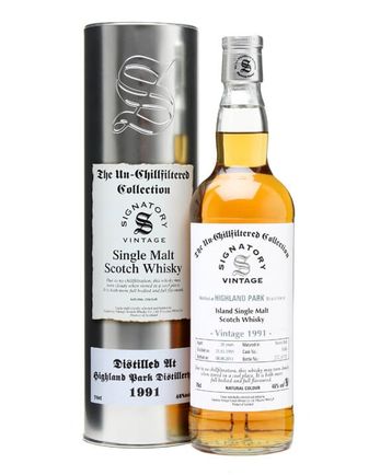 Highland Park 1991 20年 Un Chillfiltered Signatory Un-Chillfiltered Collection