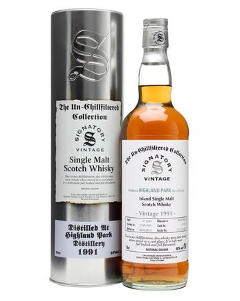 Highland Park 1991 21年 Sherry Butt #15120 Signatory Un-Chillfiltered Collection