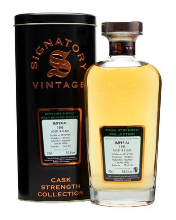 Imperial 1995 16年 Cask #50334 Signatory Cask Strength Collection